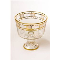 ITALIAN CRYSTAL TRIFFLE BOWL
