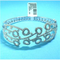 18K BANGLE W/  DIAMOND