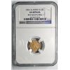 Image 1 : 1856 slnt 5 $1 gold  NGC AU scr rev