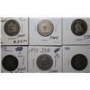 Image 1 : LIBERTY SEATED QUARTERS:1854 VG, 1854 G,1873 ARROWS AG, 1877-S VG,1877 VG,1876 G