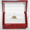10k gold diamond estate ring