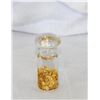 Image 1 : Vial of gold flakes