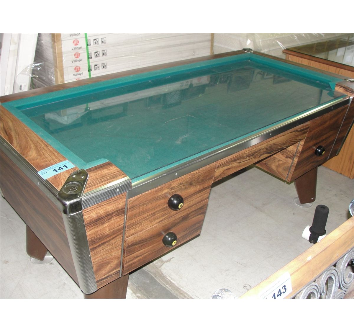 High quality pool table design double pedastol