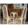 Image 1 : Rattan and glass top 5pc leoppard pattern