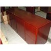 Image 2 : Ruby system bow front desk and credenza set