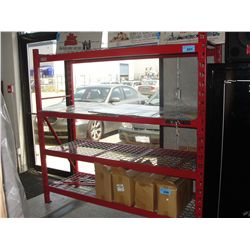 Approx 6ft tall Snap On tools shop shelving system