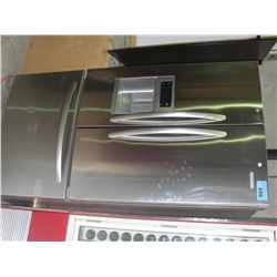 3 door stainless steel kitchenaid fridge