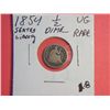 Image 1 : 1854 1/2 DIME