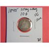 Image 1 : 1845 SEATED LIBERTY DIME