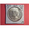 Image 1 : 1922 P PEACE DOLLAR