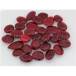 205.50ctw Ruby Mix Shape&Sizes LooseGemstone