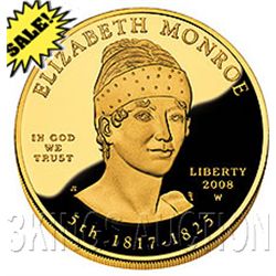 First Spouse 2008 Elizabeth Monroe Proof