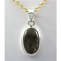 25.ctw Precious Gemstone Silver Pendant