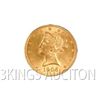 Image 1 : $5 Liberty Almost Uncirculated Early Gold Bullion