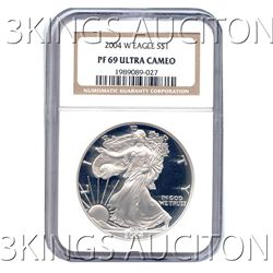 Certified Proof Silver Eagle PF69 2004