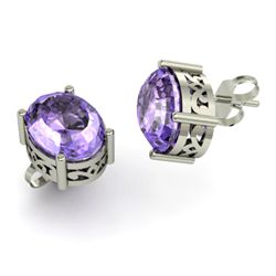 Tanzanite 5.00ctw Earring 14kt White Gold