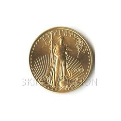 One-Tenth Ounce 2000 US American Gold Eagle Uncirculate