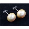 Image 2 : 14.86CTW BROWN RICE PEARL EARRING PHILIPPINES