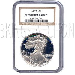 Certified Proof Silver Eagle PF69 1989