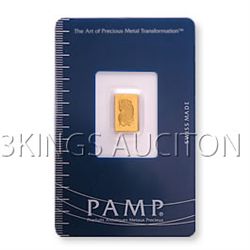 One Gram Gold Bar Pamp Suisse