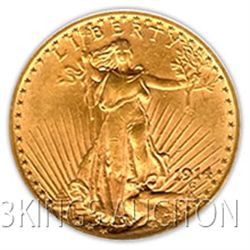 $20 Saint Gaudens Almost Uncirculated Early Gold Bullio