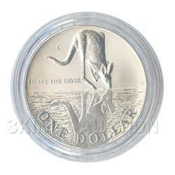 Australian Kangaroo 1 oz. Silver 1997