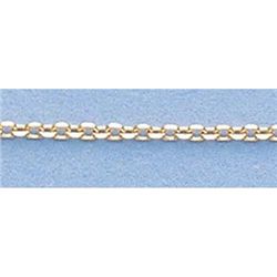 Pure Gold 16" 14k Gold-Yellow 1.2mm D/C Boston Chain