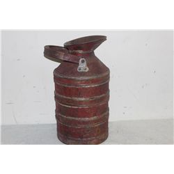 EARLY SWING ARM TIN PAIL