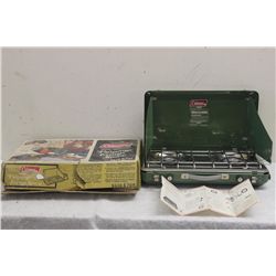 DATED 1974 COLMEN PROPANE COOK STOVE