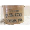 Image 2 : GREAT YORK P.A. ADVERTISING CROCK NOTICE THE MOLD DISFUNCTION