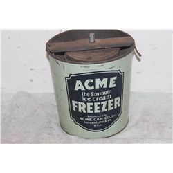 OLD ACME ICE CREAM FREEZER