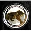 Image 2 : 2012 AUSTRALIAN KOALA GILDED ONE OUNCE SILVER COIN, EST.$125.00-$140.00