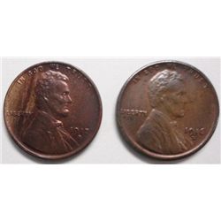 2 scarce date D Mint 1916-D Lincoln Cents and 1917-D Both 63 RedBrown ,  NICE!