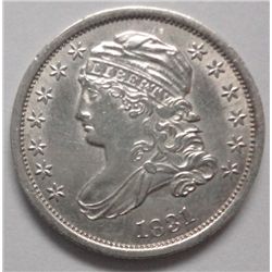 1831 BUST DIME BU 60, WELL STRUCK W/SOFT SATINY LUSTER NICE!