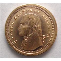 1903 $1 LA.PURCHASE/JEFFERSON VERY CH BU 64++/65 OUTSTANDING EYE APPEAL!