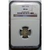 Image 1 : 1862 SEATED LIBERTY HALF DIME NGC MS-66