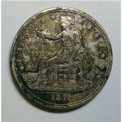 1876-S TRADE DOLLAR ORIGINAL AU