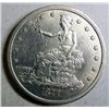 Image 1 : 1877-CC TRADE DOLLAR, RARE! A CHOICE/GEM BU WHITE COIN, VERY LIGHT CLEANING