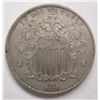 Image 1 : 1866  Shield nickel  all original XF/AU much luster