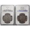 Image 1 : 1890CC  NGC12 obv graffiti  --91CC  NGC12 Morgan $
