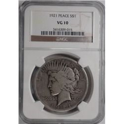 1921 Peace $  NGC10