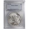 Image 1 : 1923D Peace $  PCGS63