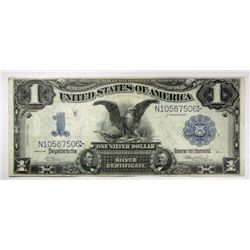 1899 Black Eagle  $1 silver cert. date above  AU/CU