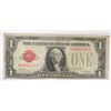Image 1 : 1928 $1 funny back US note  RED SEAL(RARE)  VG/F