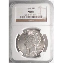 1935  Peace $  NGC58