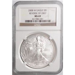 2008W  REV  of 2007 Eagle   NGC69  RARE