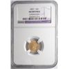 Image 1 : 1857  $1 T3  gold NGC AU dmgd