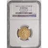Image 1 : 1843O lge ltrs  $5  gold NGC XF rim dmg  9:00