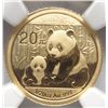 Image 2 : 2012 China Panda 1/20th oz. gold  NGC69 first releases