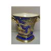 Image 1 : A Carlton Ware blue and gilt Oriental Garden
